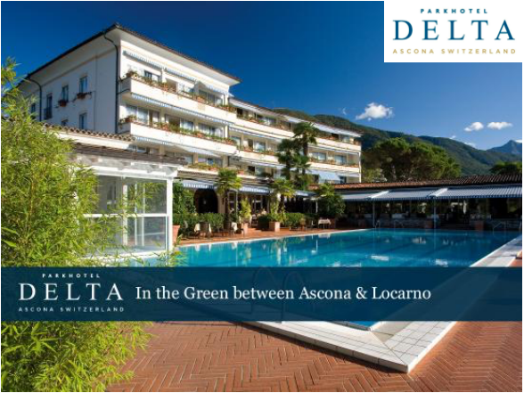 First internship as receptionist - four-star Park Hotel Delta Ascona Switzerland