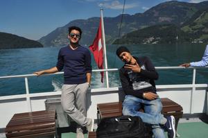 B.H.M.S. Students visit Switzerland - Boat Trips in Lake Lucerne