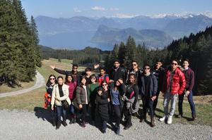 B.H.M.S. students visit Mount Pilatus