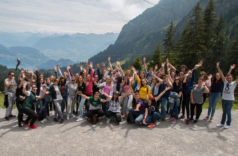 B.H.M.S. Students visit Switzerland - Mount Pilatus