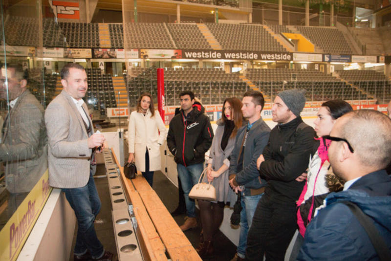 Visit to the SC Bern Ice-Hockey Stadium - B.H.M.S. Lucerne